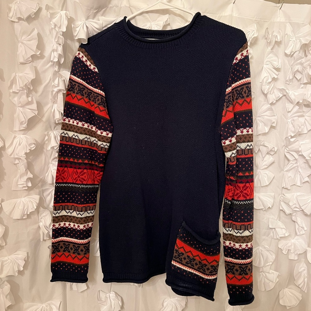 NorthStyle Fair Isle 100% Cotton Sweater